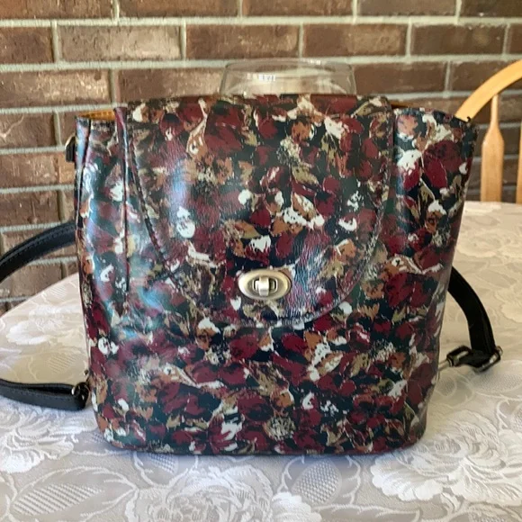 EUC Patricia Nash Backpack/shoulder bag Patricia Nash Brown Leather | Mercari main image 3